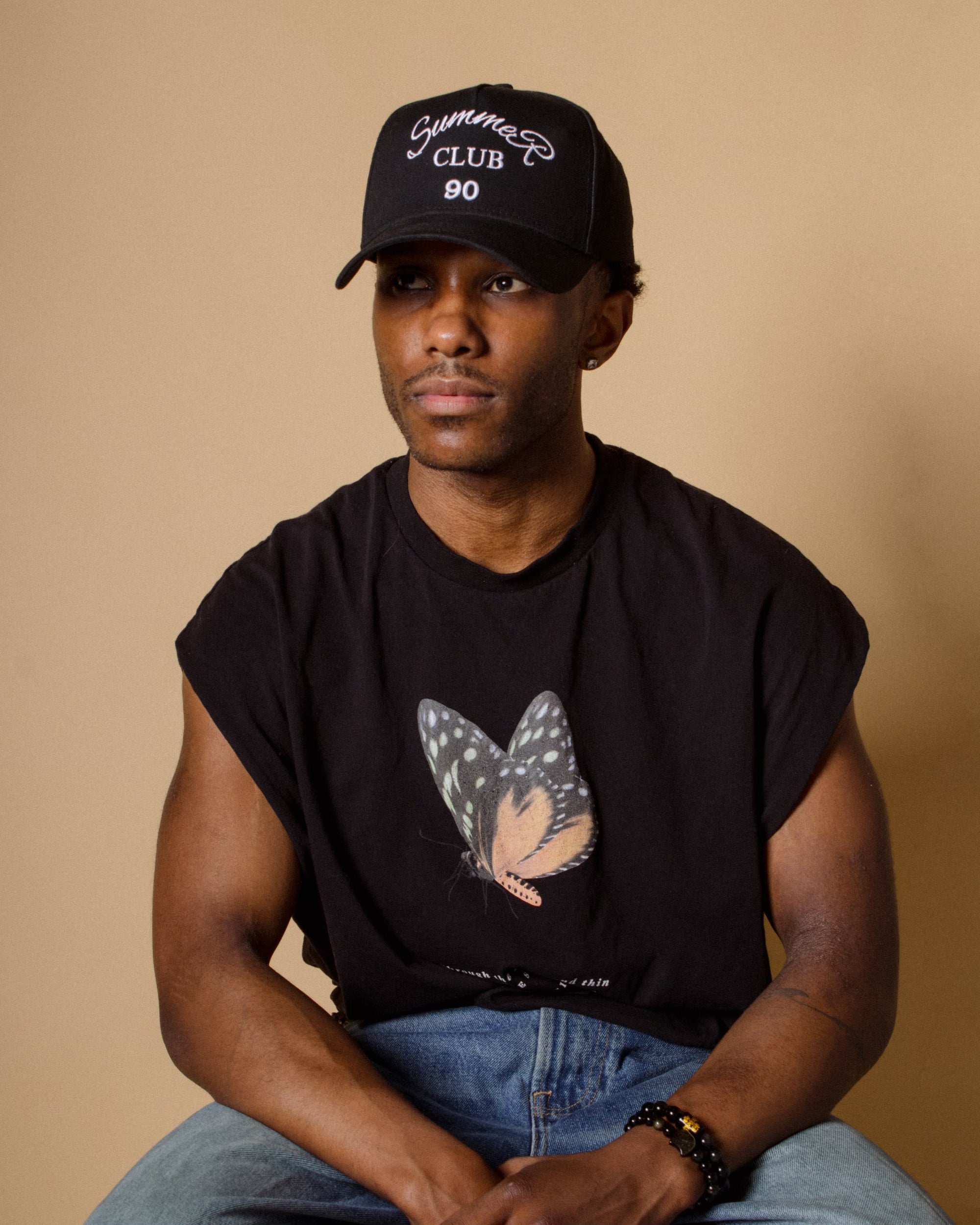 The 90 | Jet-Black - Pocket Hat available now